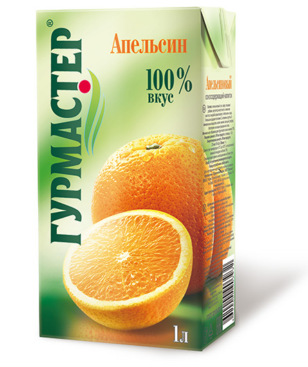 Сокосодержащий напиток Гурмастер Апельсин