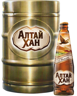 Пиво «Алтай Хан» светлое 