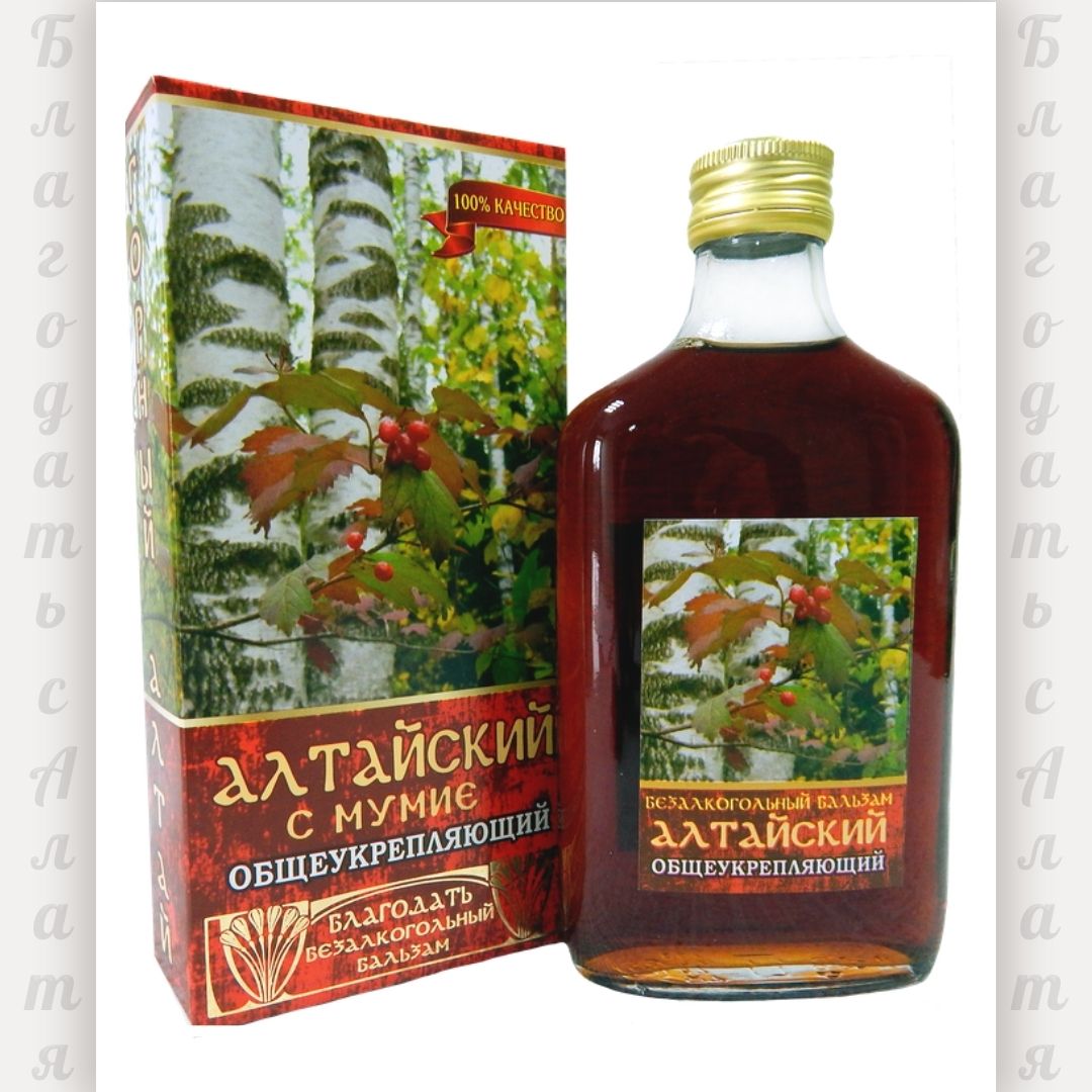 Безалкогольный бальзам "Алтайский" с мумиё общеукрепляющий