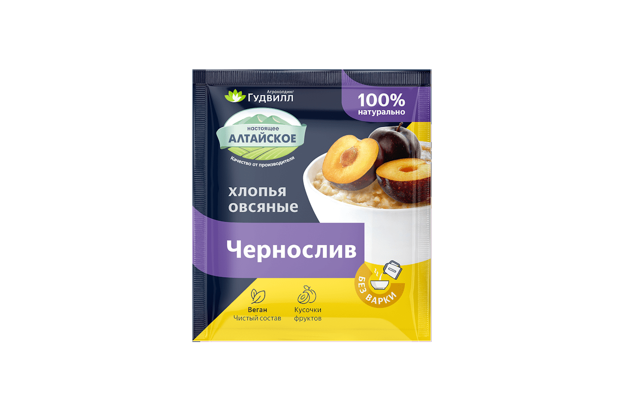 Овсяные хлопья с черносливом 40 г