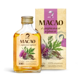 Масло льняное с маральим корнем