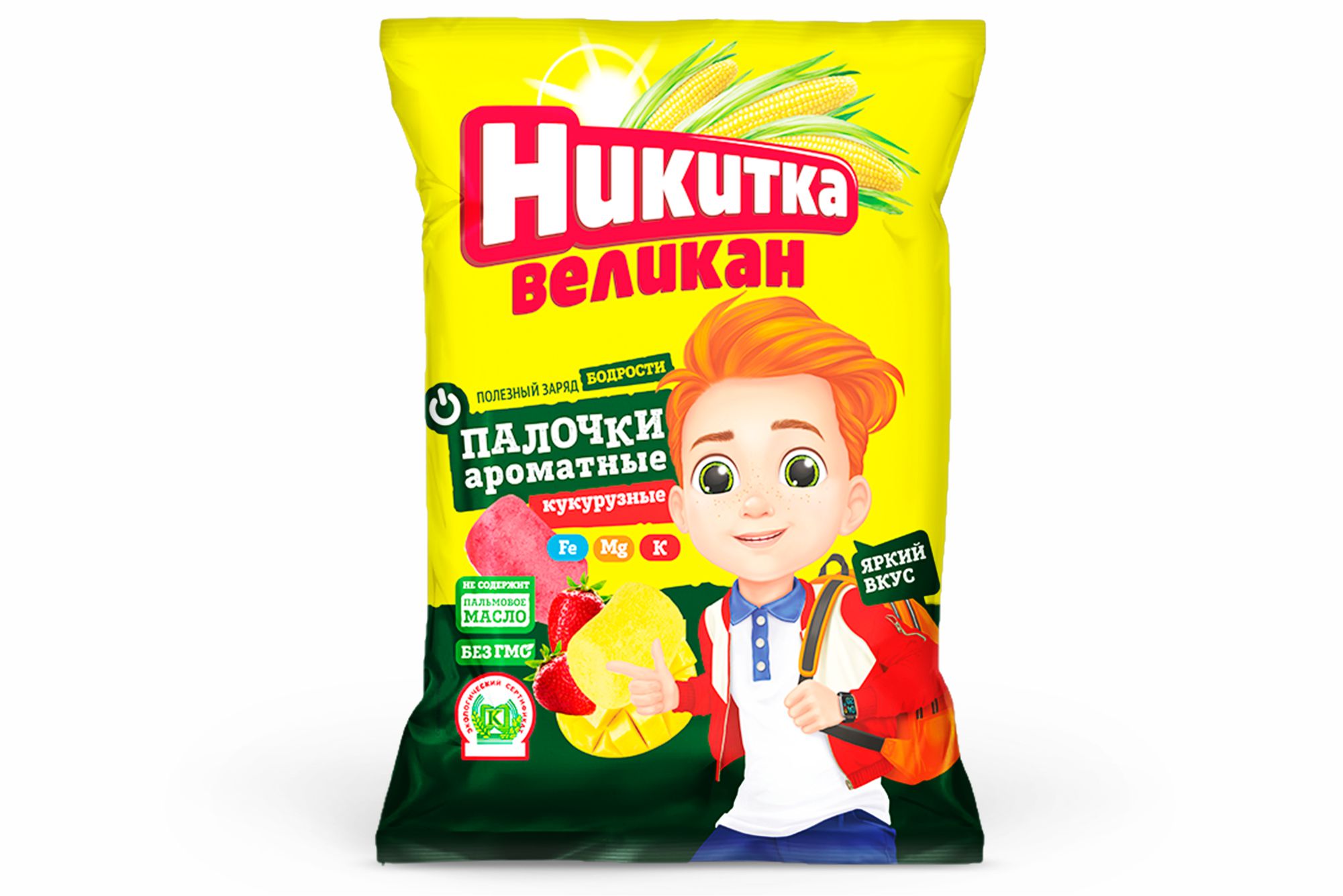 Кукурузные палочки "Никитка Великан" Ароматные 350 г
