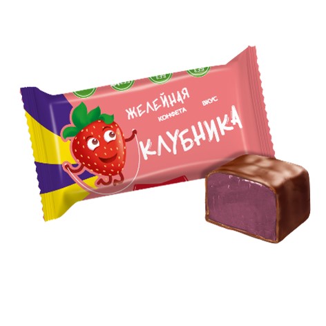 Савинов. Конфеты желейные со вкусом клубники