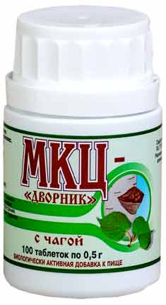 МКЦ "Дворник" с чагой