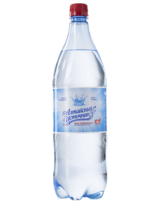Алтайский источник газированная (1,5 л.)