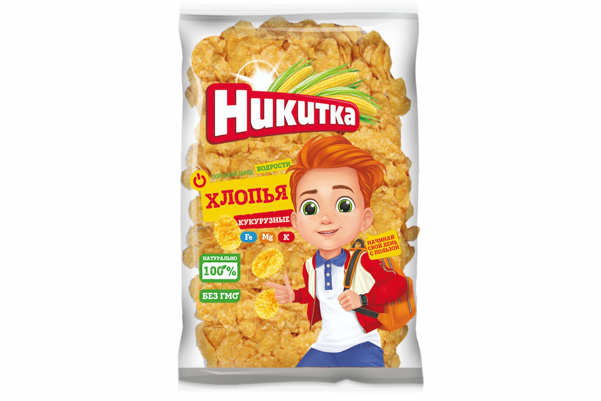Хлопья кукурузные «Никитка» 350 г