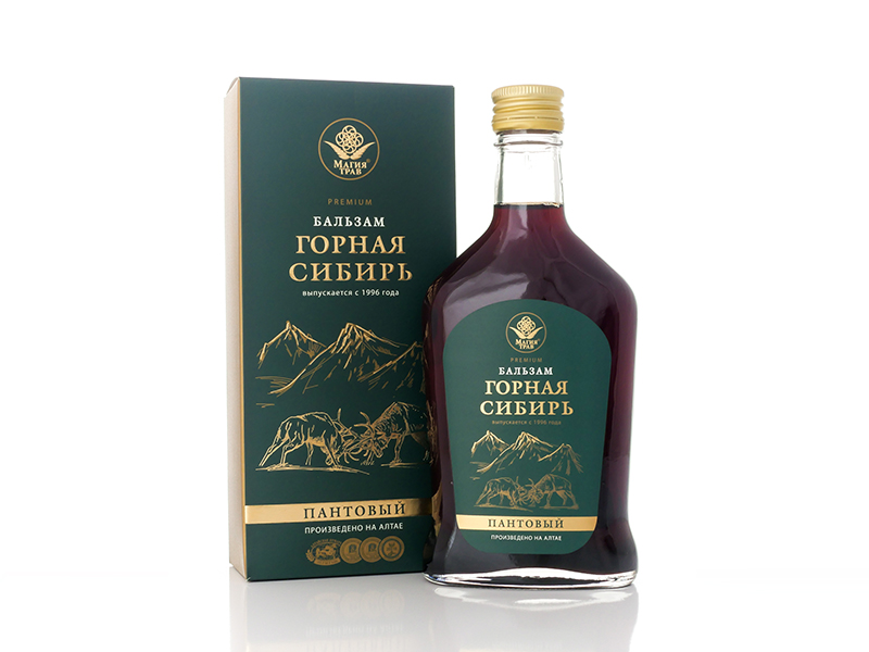 Бальзам «Горная Сибирь» PREMIUM пантовый