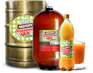 Квас «Андреич «Домашний» нефильтрованный