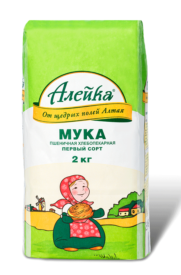 Мука пшеничная хлебопекарная сорт первый "Алейка"