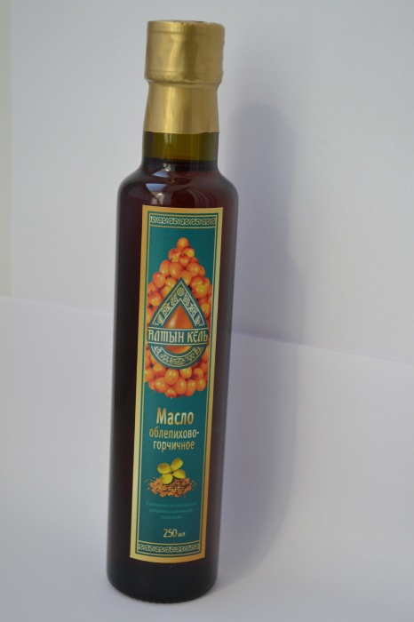 Масло облепихово-горчичное пищевое.