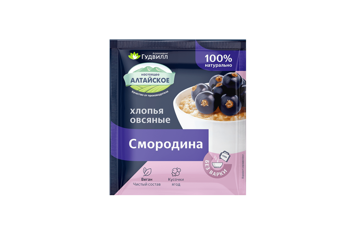 Овсяные хлопья со смородиной 40 г