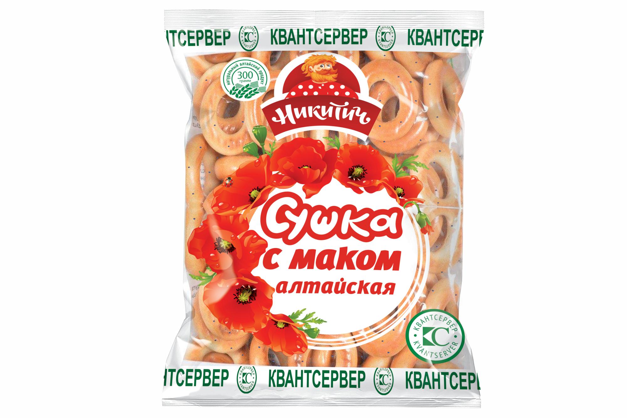Сушка "Никитич" "Алтайская С маком" 300 г / 5 кг