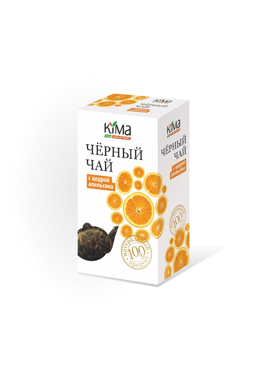 Чай черный с цедрой апельсина