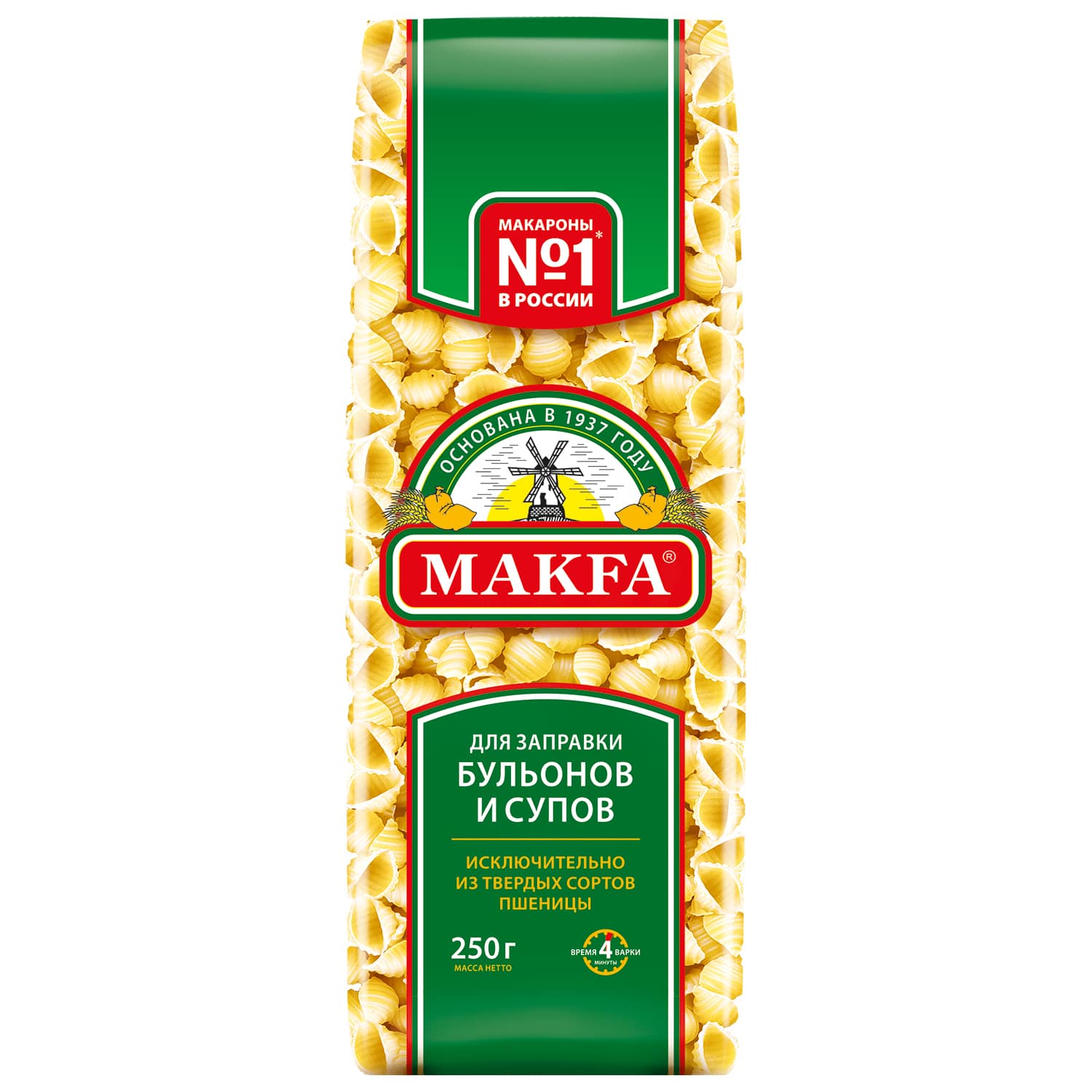 Суповая засыпка "Ракушки" MAKFA 250 г