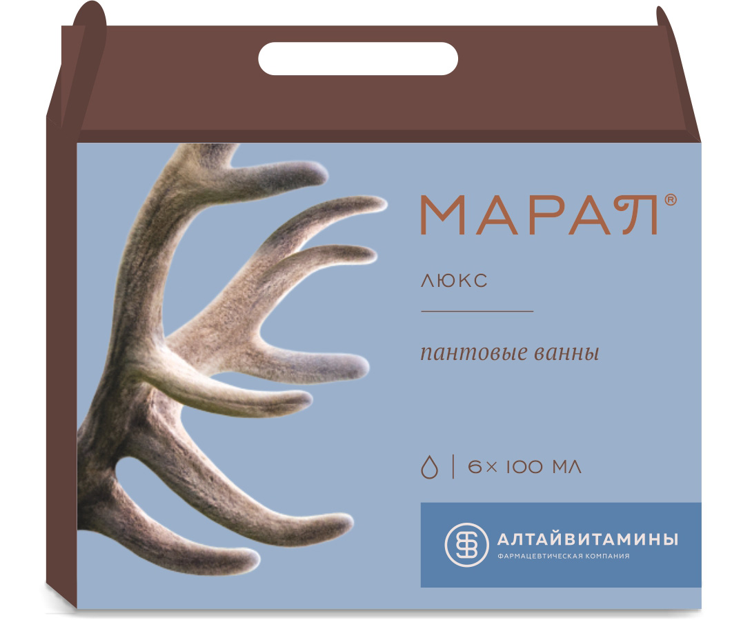 Пантовые ванны "Марал® Люкс" (набор из 6 шт.)