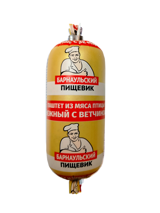 Паштет из мяса птицы "Нежный с ветчиной"