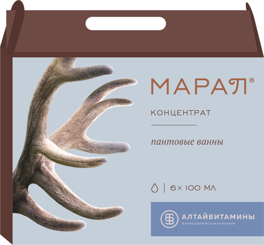 Пантовые ванны "Марал"® (набор из 6 шт.)