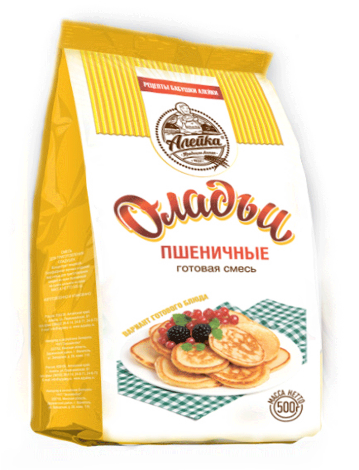 Смесь для приготовления оладий из муки пшеничной