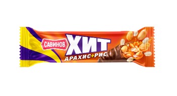 ХИТ карамельно-молочный с арахисом и воздушным рисом