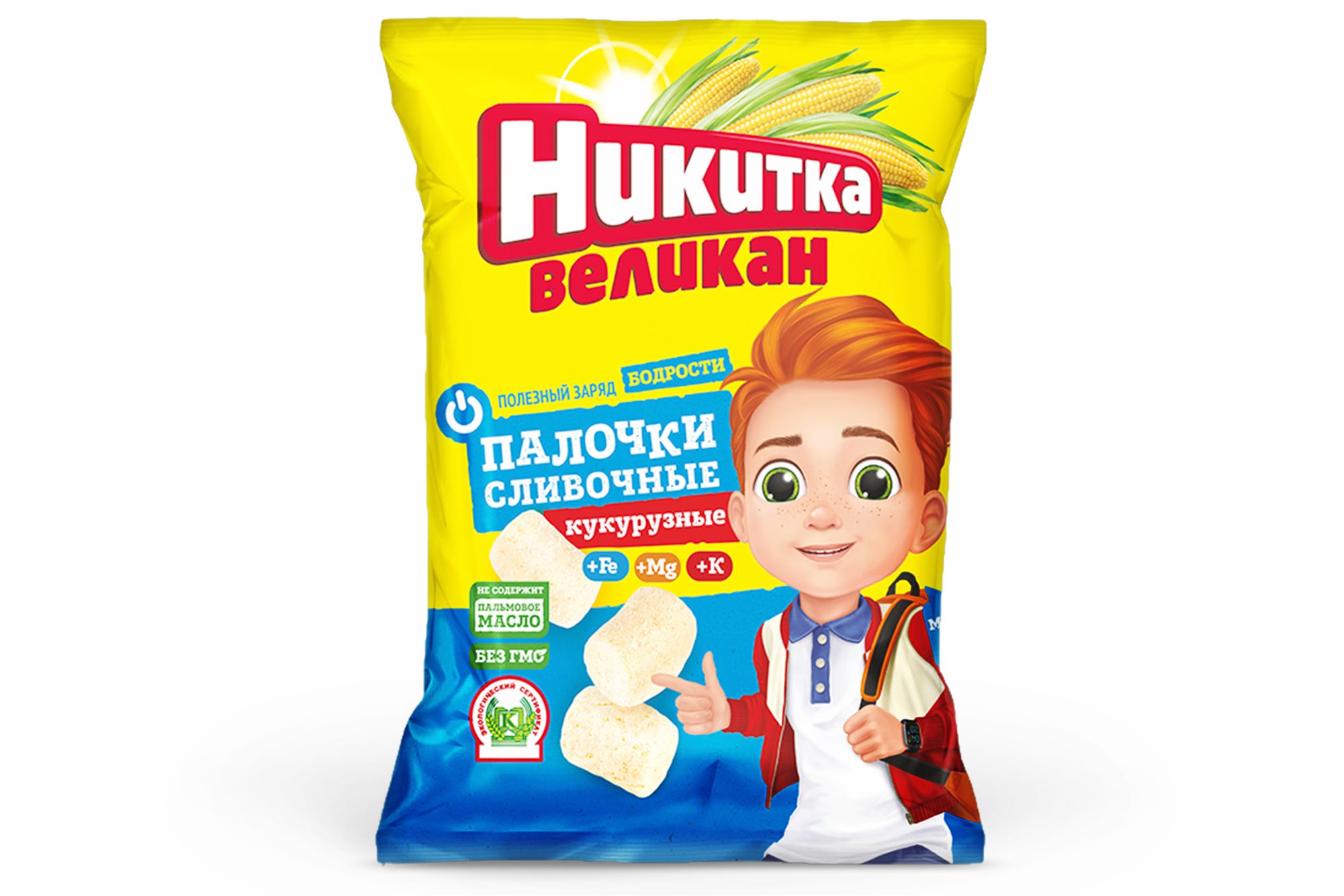 Кукурузные палочки "Никитка Великан" Сливочные 700 г