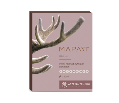 Сухой тонизирующий напиток "Марал® профи", 300 г