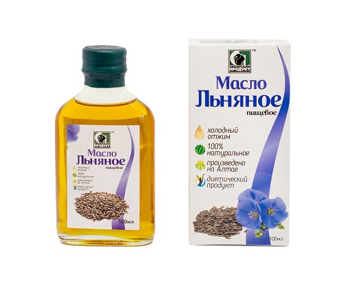 Масло нерафинированное пищевое льняное "Сибирское"