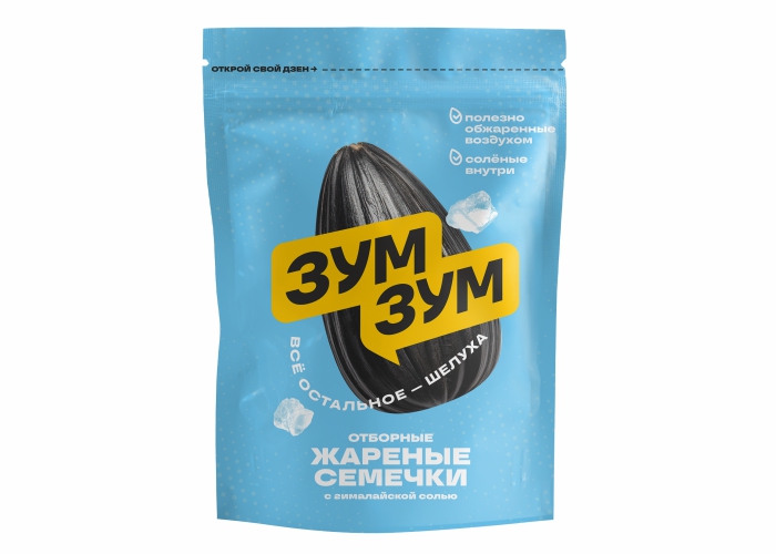 Семечки жареные "Зум Зум" 200 г с гималайской солью