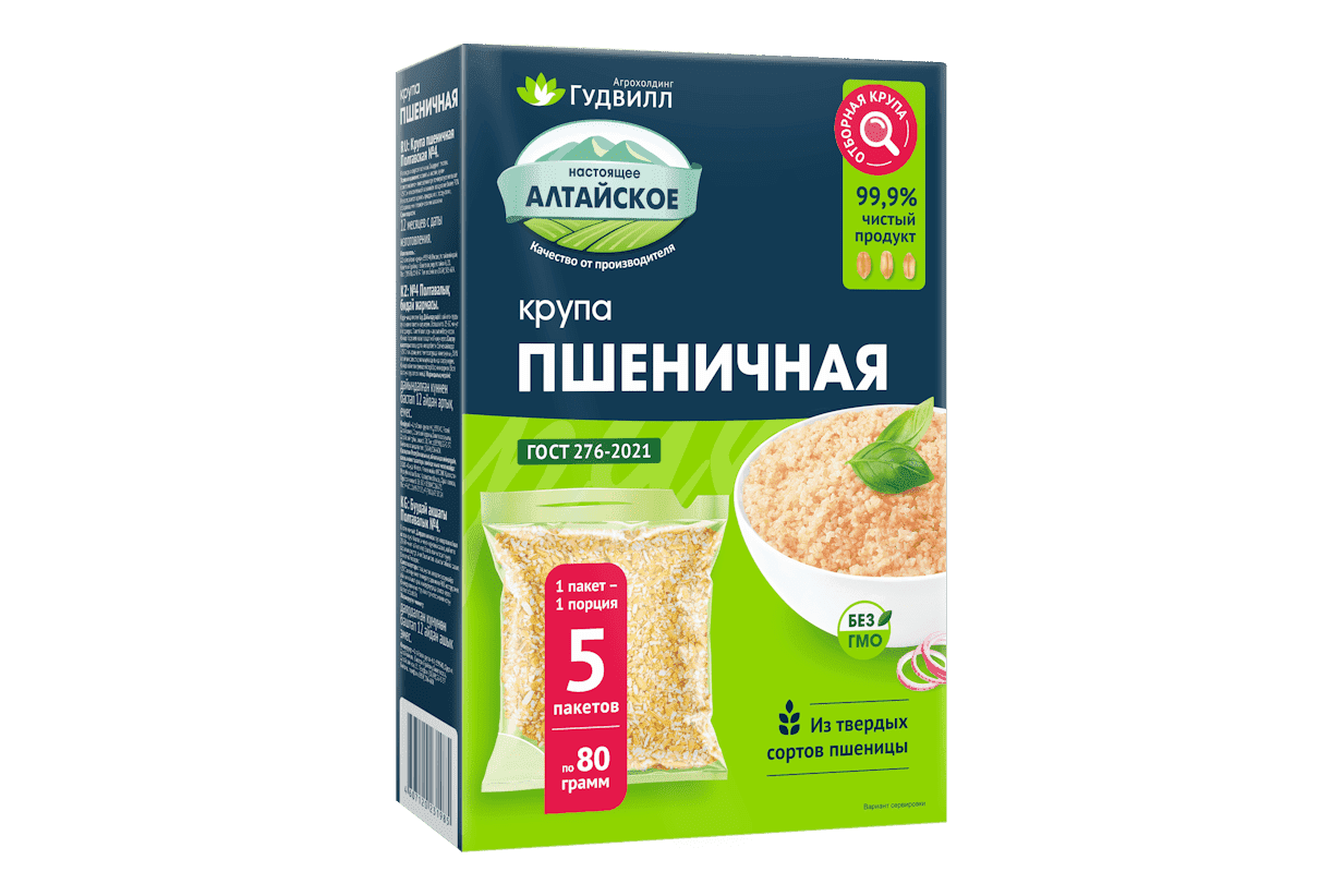Крупа пшеничная в варочных пакетах 400 г