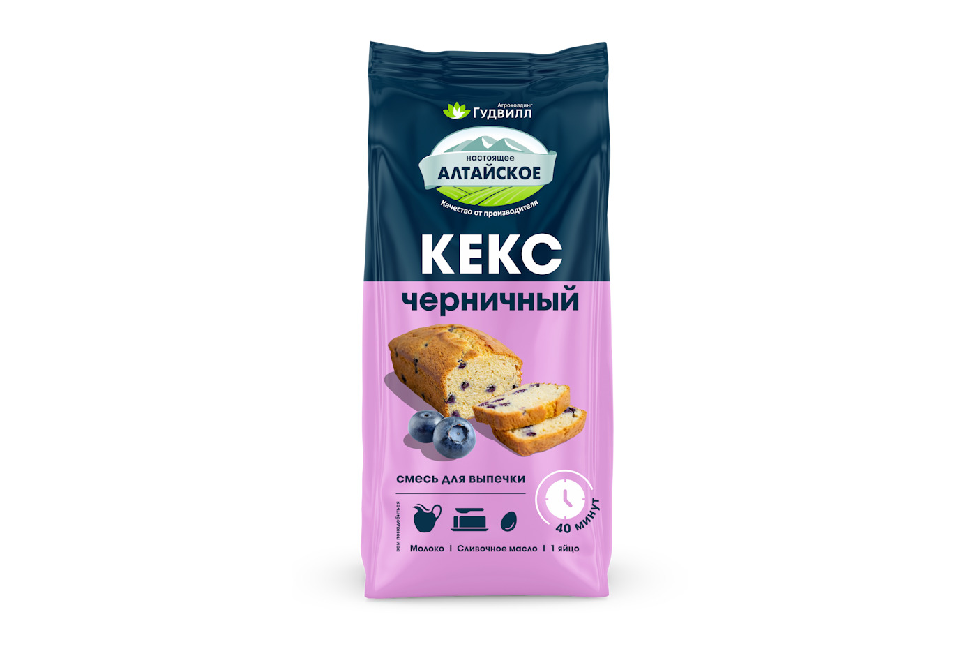 Кекс черничный