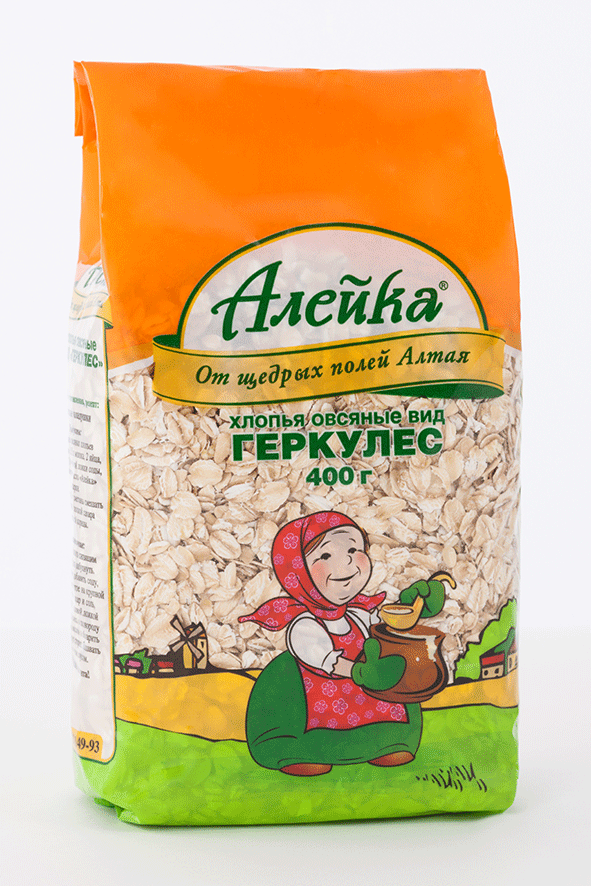 Хлопья овсяные вид Геркулес "Алейка"