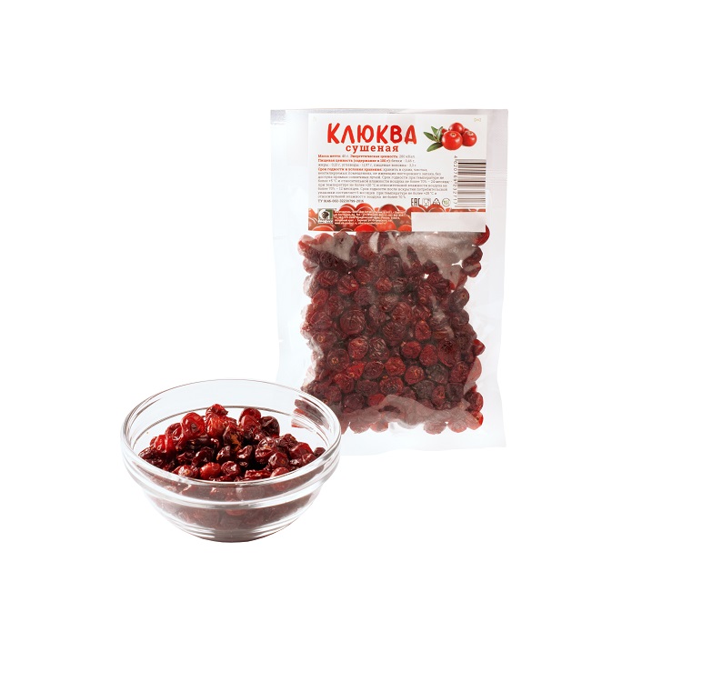 Клюква сушеная