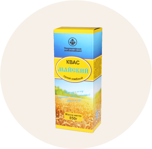 Квас сухой "Майский" фасованный, 850 г.