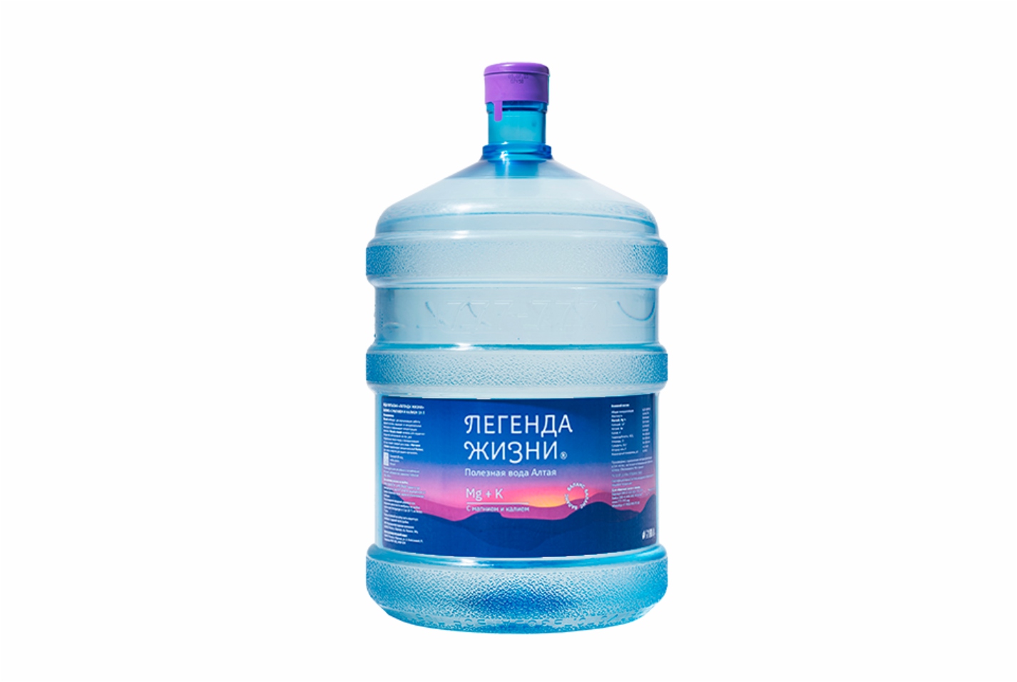 Вода с магнием и калием 19 л.