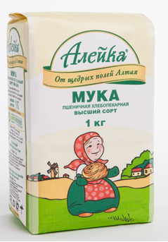 Мука пшеничная хлебопекарная сорт высший "Алейка"