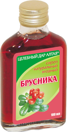 Сироп ягодный натуральный "Брусника"