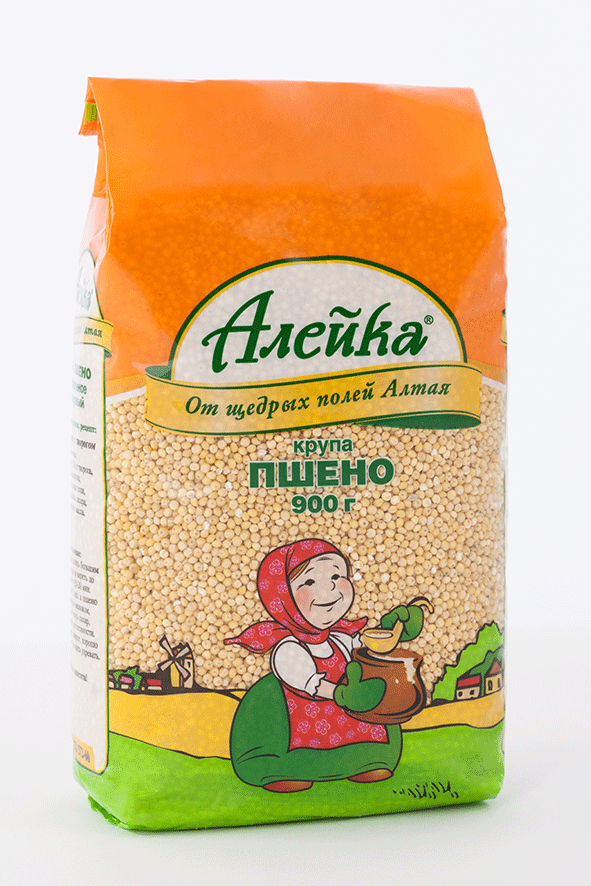 Крупа пшено шлифованное сорт высший "Алейка"