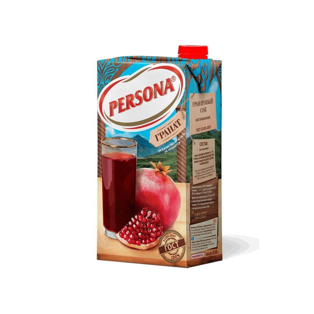 Сок Persona Гранатовый
