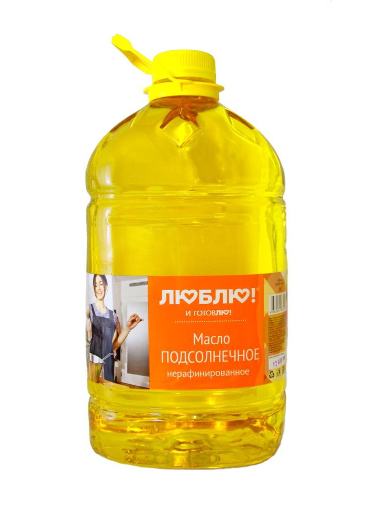 Масло подсолнечное нерафинированное 5 литров
