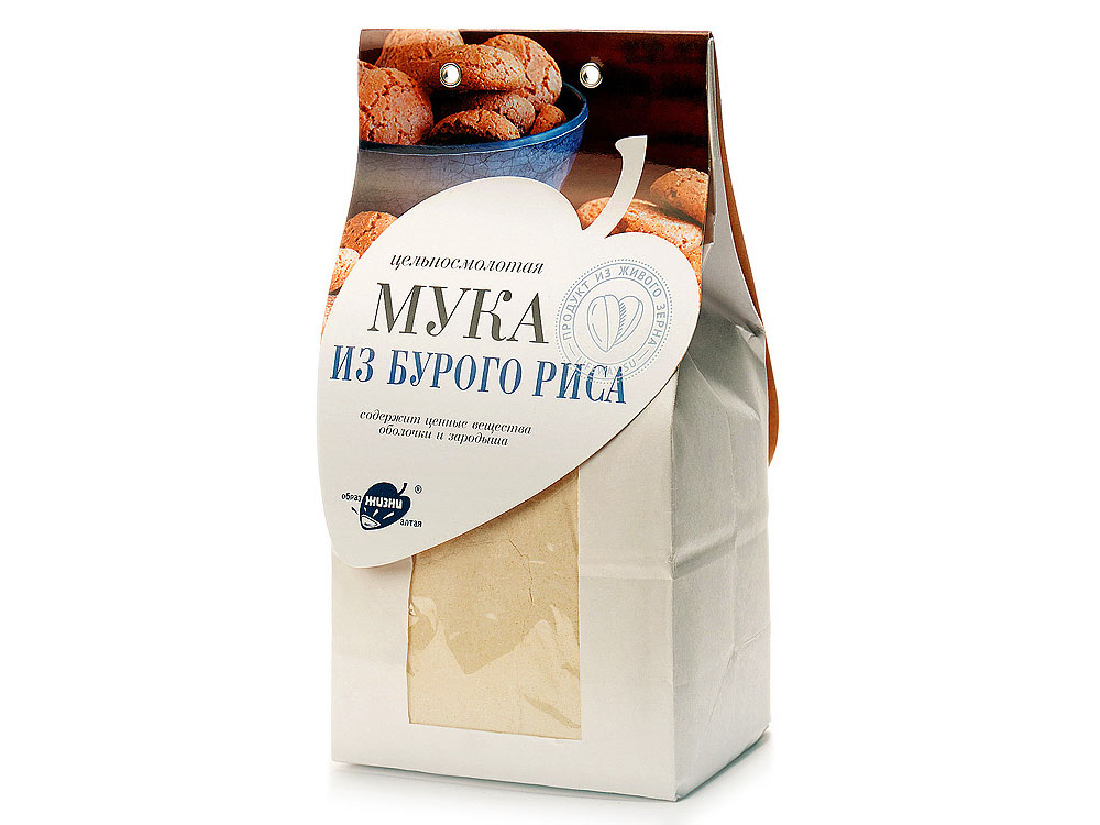 Рисовая мука цельнозерновая (из бурого риса)