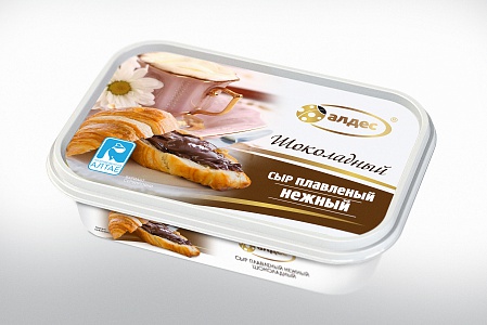 Сыр плавленый Нежный ШОКОЛАДНЫЙ 
