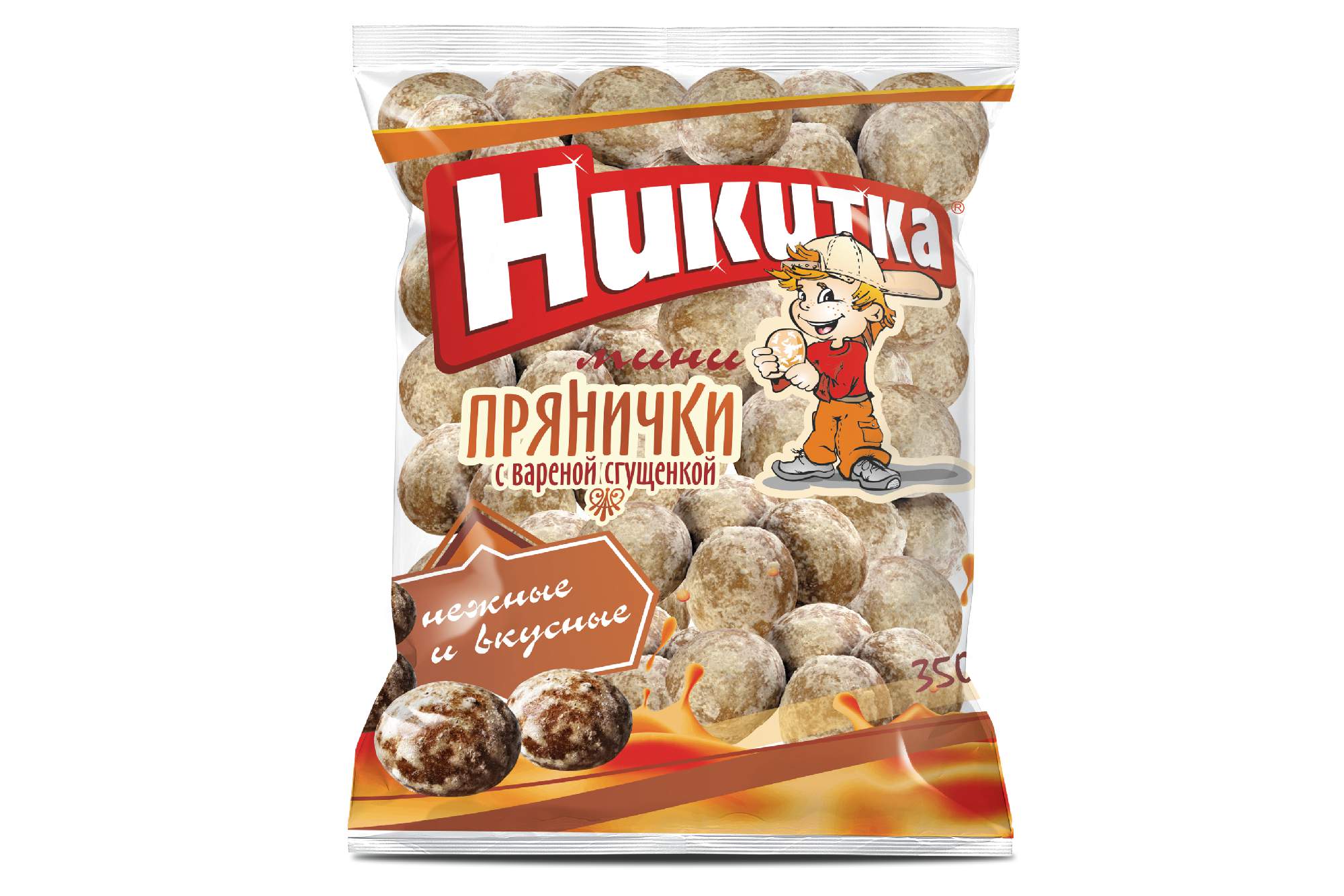 Прянички МИНИ "Никитка" "С вареной сгущенкой" 350 г